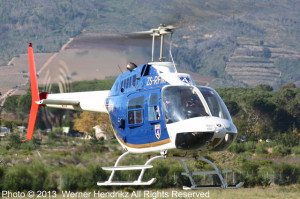 ZS-RFM Bell 206, Operator: Base 4, 2013 - Photo Copyright © Werner Hendrikz